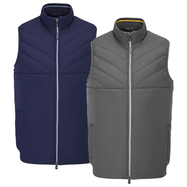 Oscar Jacobson Mens Lyttelton Water Repellent Windproof Thermal Gilet