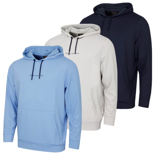Oscar Jacobson Mens Denbigh Lightweight Breathable Super Soft Golf Hoody