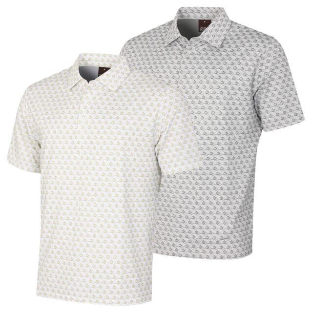Oscar Jacobson Mens Kotewall Vented Quick Dry Lightweight Golf Polo Shirt