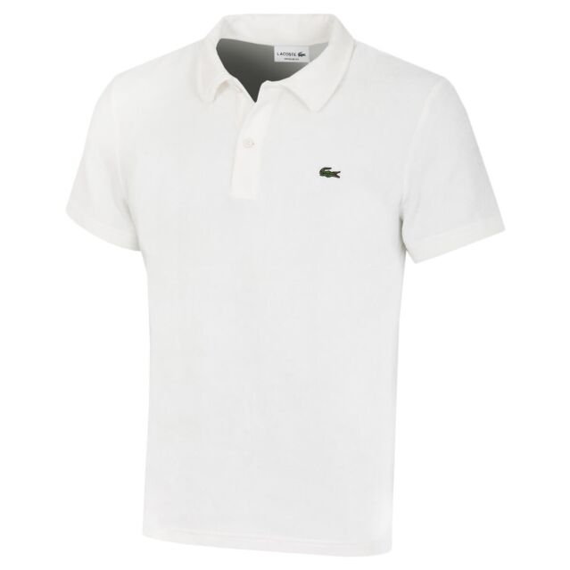 Lacoste Mens Cotton Blend Terry Cloth Regular Fit Polo Shirt