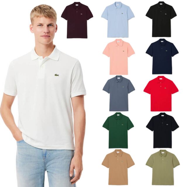 Lacoste Mens Classic Fit L.12.12 Breathable Polo Shirt
