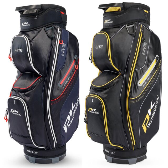 Powakaddy Unisex Lite All-Rounder Stylish 14 Pocket Golf Tour Cart Bag