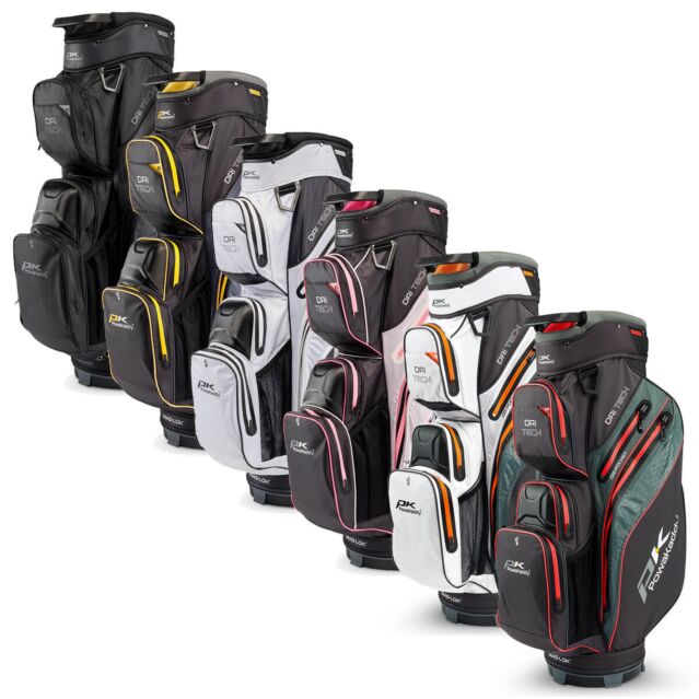 Powakaddy Unisex Dri Tech Waterproof Lightweight Golf Tour Cart Bag