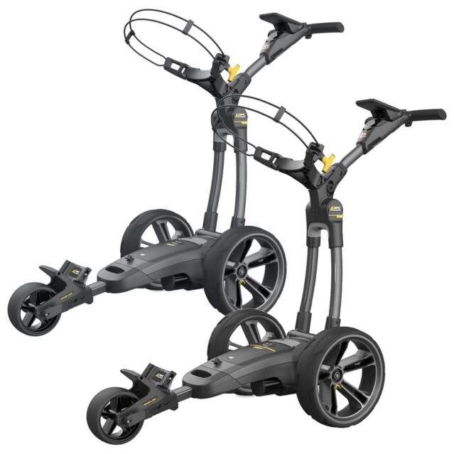 Powakaddy Unisex CT12 GPS Electric Fold-Away Compact 18 Hole Golf Trolley
