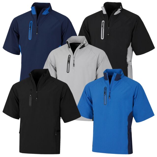 Proquip Mens Pro Tech Short Sleeve Water Resistant Golf Wind Top