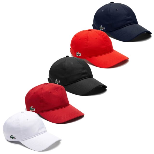 Lacoste Mens 2026 Sport Lightweight Adjustable Strap Baseball Cap