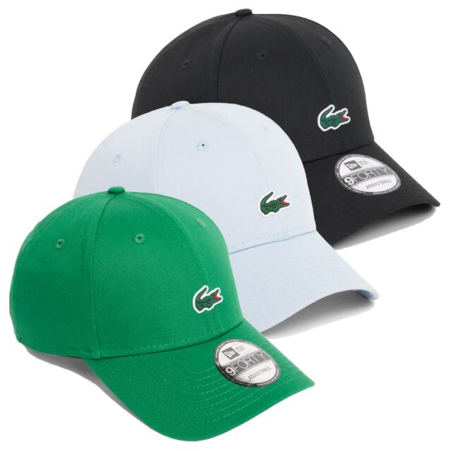 Lacoste Mens X New Era 9FORTY Adjustable Wicking Golf Cap