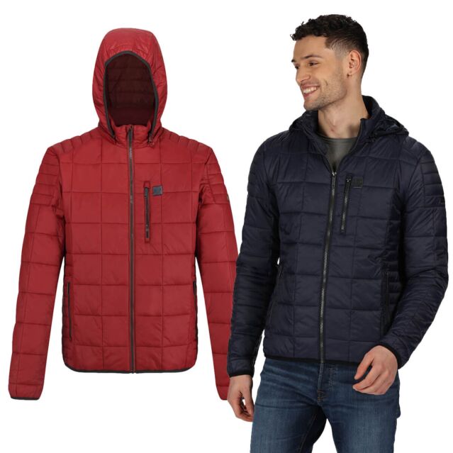 Regatta Mens Danar Water Repellent Warmloft Hooded Jacket