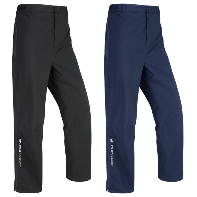 Stuburt Mens Evolution Waterproof Breathable Zippered Golf Trousers