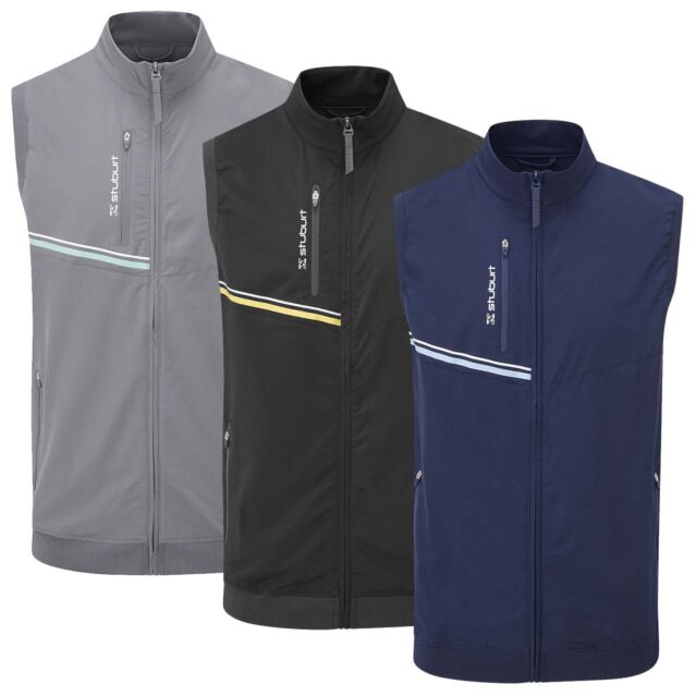 Stuburt Mens Upgate Windproof Thermal Lightweight Wicking Golf Gilet