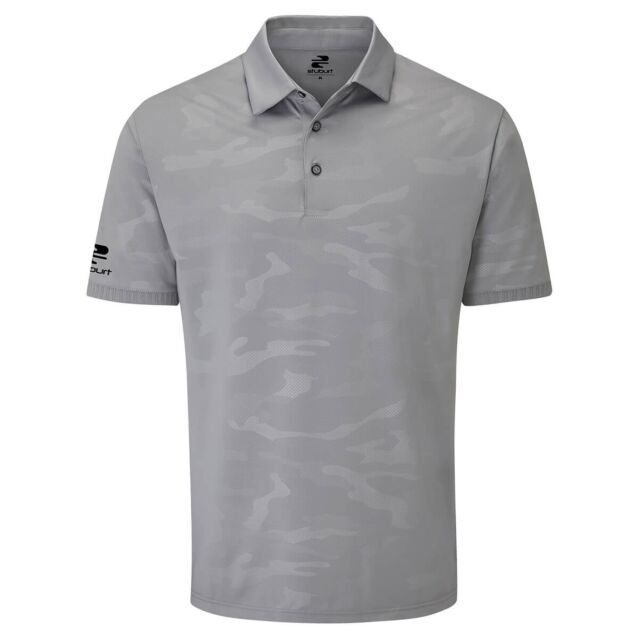 Stuburt Golf Mens Dipper Breathable Moisure Wicking Golf Polo Shirt