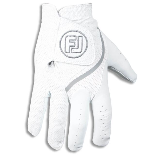 Footjoy Mens 2026 Sciflex Reg Leather Palm Breathable Mesh RH Pearl Golf Glove