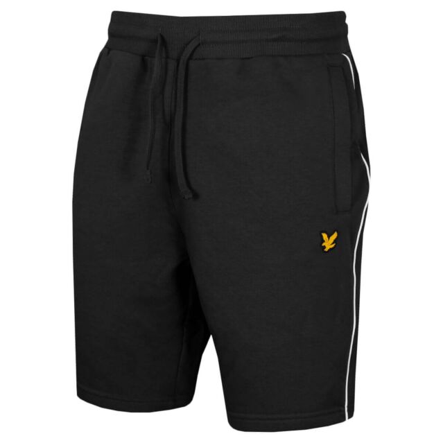 Lyle & Scott Mens Contrast Piping Organic Cotton Versatile Sweat Shorts