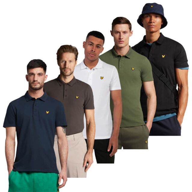 Lyle & Scott Sport Short Sleeve Breathable Wicking Golf Polo Shirt