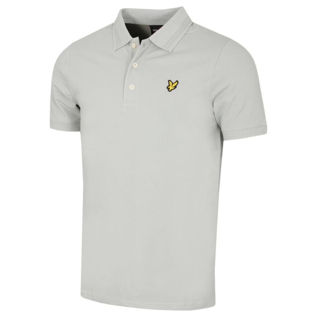 Lyle & Scott Mens Rally Tipped Collar Breathable Stretch Golf Polo Shirt
