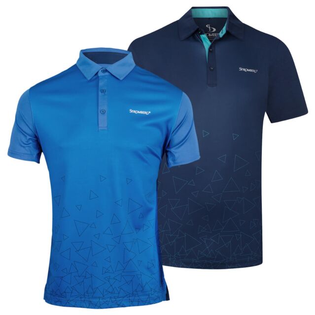 Stromberg Mens Buck Stretch Moisture Wicking Breathable Golf Polo Shirt