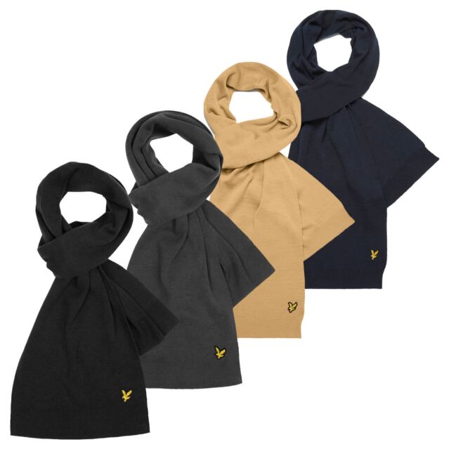 Lyle & Scott Mens Timeless Warm Winter Minimalist Classic Durable Scarf