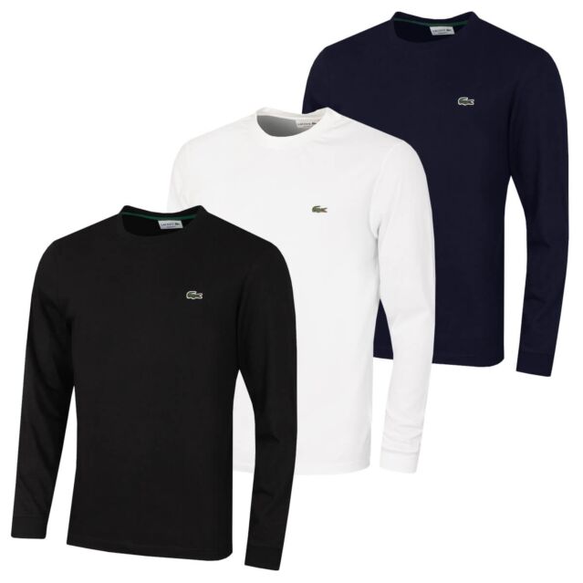 Lacoste Mens TH3662 Ultra Dry Long Sleeve Technical T-Shirt