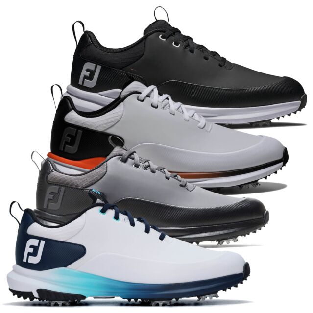 Footjoy Mens 2026 Tour Rival Synthetic Leather Cushioned Waterproof Golf Shoes