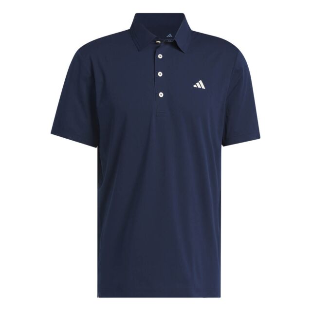 adidas Golf Mens Tour Twistknit Recycled 4 Button Left Chest Polo Shirt