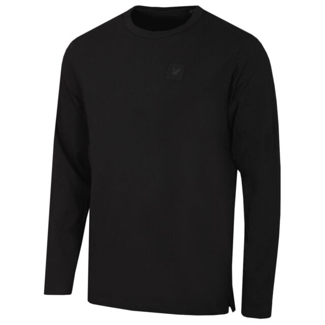 Lyle & Scott Mens Supima Premium Cotton Luxury Light Long Sleeve T-Shirt