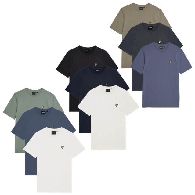 Lyle & Scott Mens Everyday Lightweight Soft 3 Pack Golf T-Shirt
