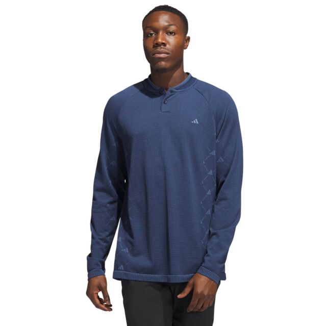 adidas Golf Ultimate365 Tour PRIMEKNIT Long Sleeve Polo Shirt