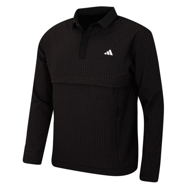 adidas Golf Mens Ultimate 365 WIND.RDY Stretch Quarter Zip Sweater