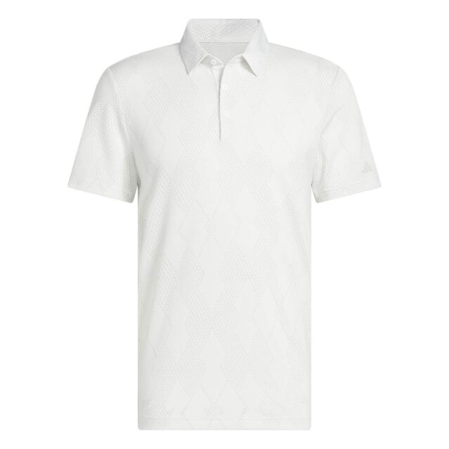adidas Golf Mens Ultimate365 Micro Texture Sustainable Polo Shirt