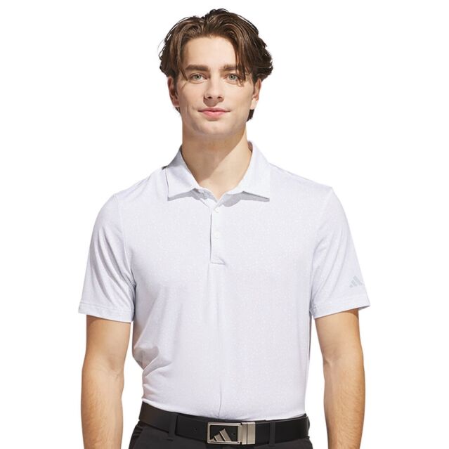 adidas Golf Mens Ultimate365 Mini Bunker Sustainable Polo Shirt