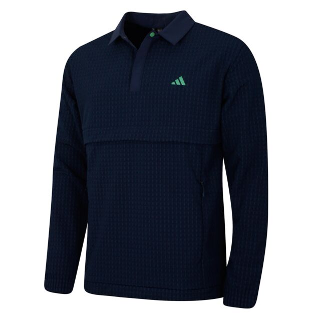 adidas Golf Mens U365T WIND.RDY Warm Sustainable 1/4 Zip Sweater