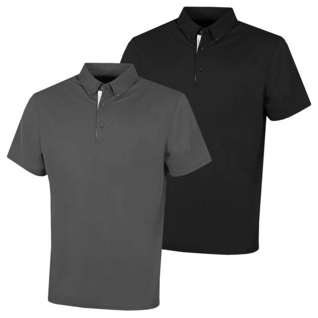 Wolsey Mens Temperature Regulating Stretch Pique Golf Polo Shirt