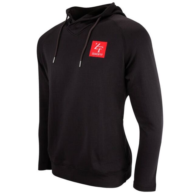 ZeroFit Mens Zerofit HeatRub Move Two Layer Wicking Comfortable Golf Hoody