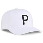 Puma Golf Mens Heritage P Tech Moisture Wicking Thick Brim Golf Cap