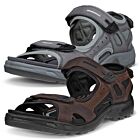 Ecco Mens 2026 Offroad Yucatan Lightweight Flexible Durable Leather Sandals