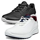 Ecco Mens S-Casual Waterproof Leather Comfy Breathable Golf Shoes