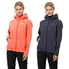 Jack Wolfskin Womens Elsberg 2.5L Recycled Waterproof Lightweight Jacket