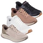 Skechers Womens Bob Squad 4 Staple Look Stretch Lace Slip-Ins Trainers