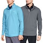 Under Armour Mens Sweaterfleece Snap Mock Storm Water Repellent Sweater