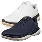 Ecco Mens LT1 Boa Waterproof Leather Cushioned Spikeless Golf Shoes