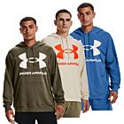 Under Armour Mens Rival Big Logo Soft Fleece Raglan Hoodie Hoody