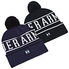 Under Armour Mens UA Halftime Embroidered Logo Soft Pom Beanie Hat