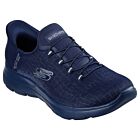 Skechers Womens 2026 Summits Classy Night Slip-ins Memory Foam Vegan Trainers