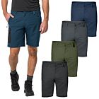 Jack Wolfskin Mens Active Track FlexShield Breathable Softshell Shorts