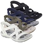 Skechers Womens 2026 Reggae Slim - Stretch Flex Slip-In Stretch Sandals