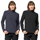 Jack Wolfskin Womens 2026 Taunus Half Zip Lightweight Fleece Pullover Sweater
