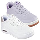 Skechers Womens Uno Court Fast Break Air-Cooled Memory Foam Trainers