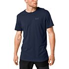 Jack Wolfskin Mens Essential Cotton Blend Short Sleeve Lightweight T-Shirt