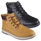 Skechers Mens Garlan Deno Waterproof Memory Foam Leather Boots