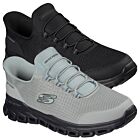 Skechers Mens Glide Step Remnynt Slip-Ins Breathable Memory Foam Trainers